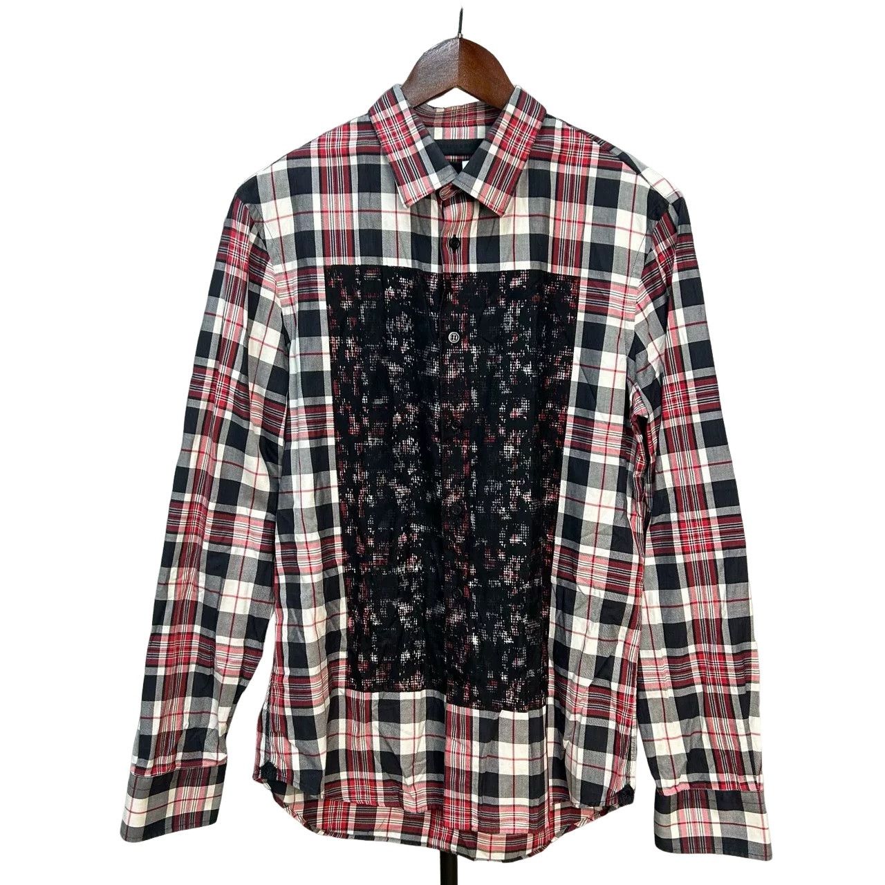 Alexander McQueen Alexander McQueen Plaid Panel Shirt Size M Size US M / EU 48-50 / 2 - 1 Thumbnail