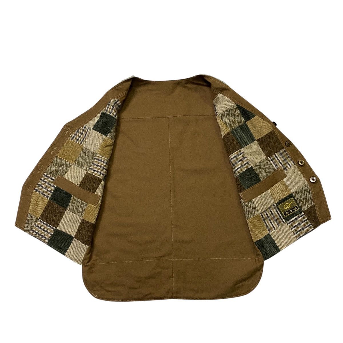 Handmade × Japanese Brand × Vintage Maruten Bou patchwork reversable vest Size US L / EU 52-54 / 3 - 8 Thumbnail