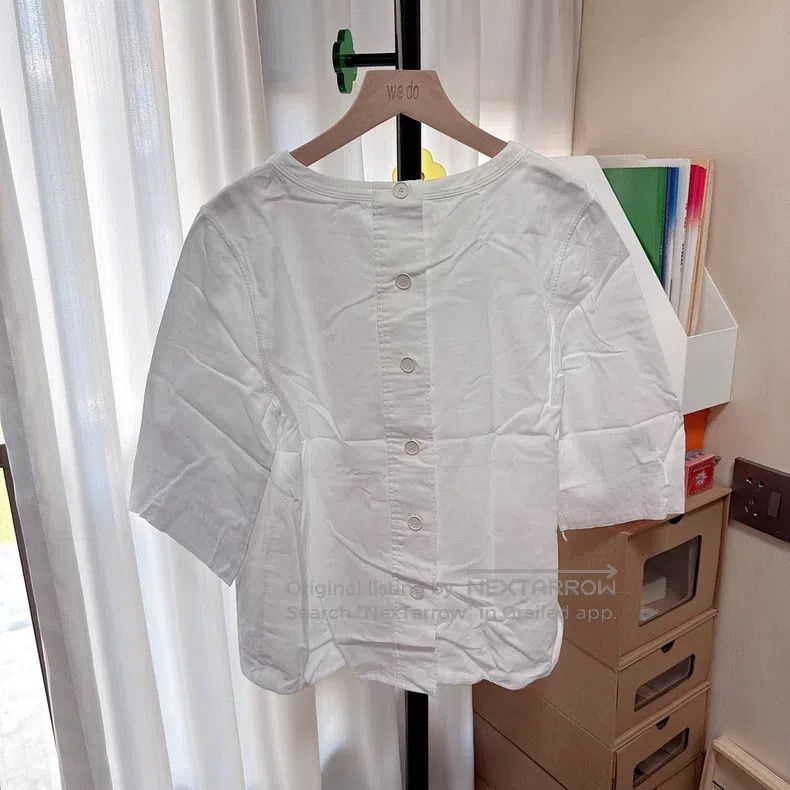 Hermes Hermes Ladies' Pure Cotton Short Sleeve Shirt Size XS / US 0-2 / IT 36-38 - 3 Thumbnail