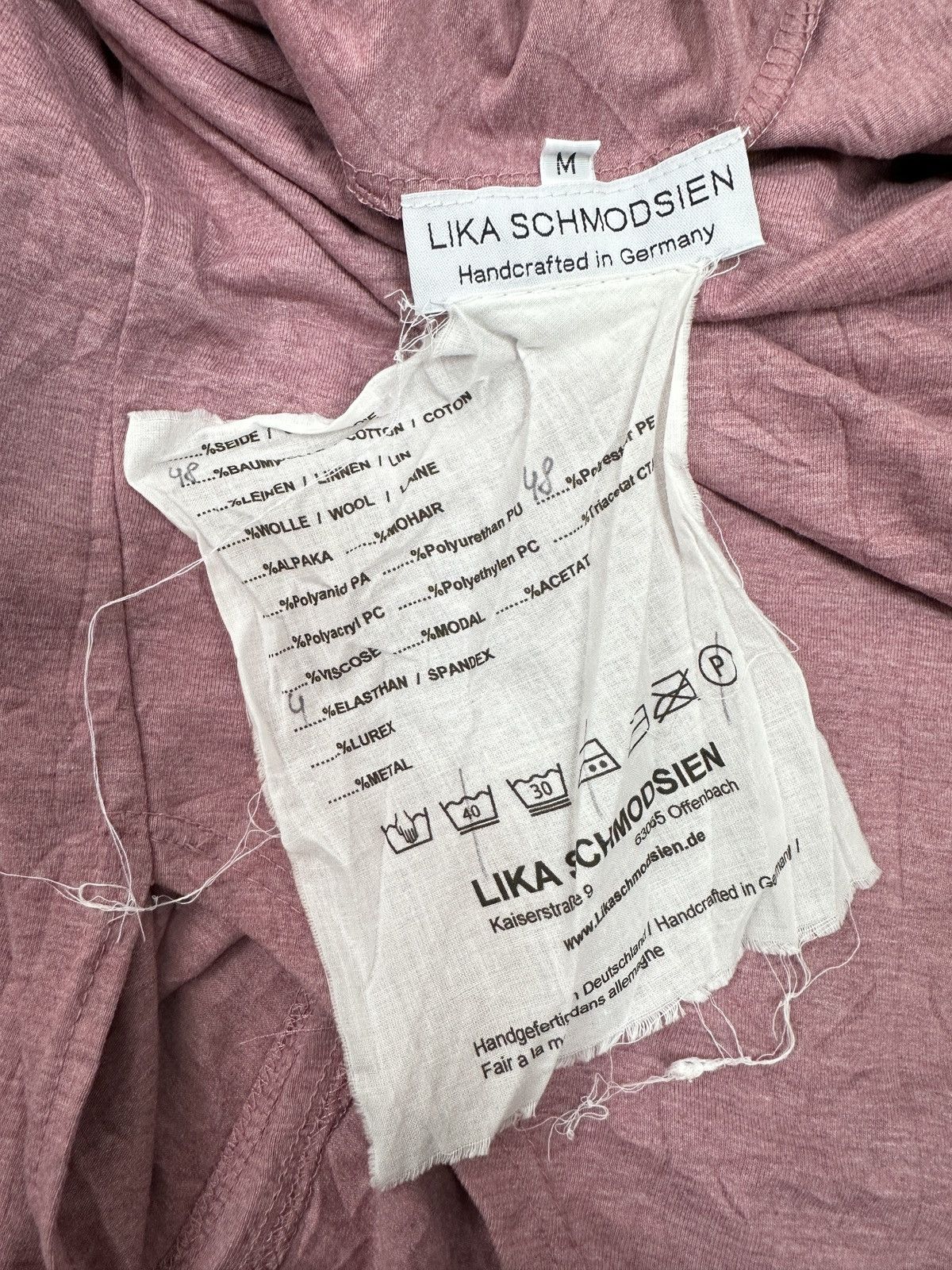 Other LIKA SCHMODSIEN Avant Garde Lagenlook Asymmetric Tunic Dress Size M / US 6-8 / IT 42-44 - 8 Thumbnail