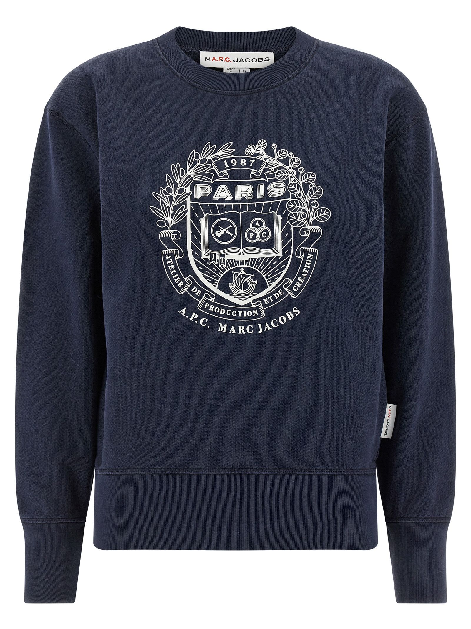 A.P.C. 'Paris' Apc Capsule Sweatshirt For Marc Jacobs Size M / US 6-8 / IT 42-44 - 1 Thumbnail