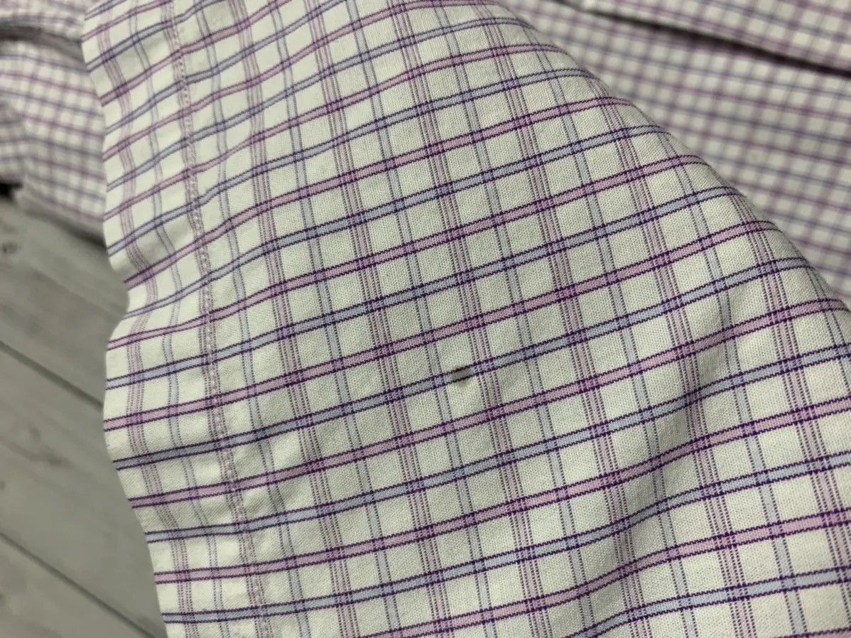 Yves Saint Laurent Vintage Shirt plaid Yves Saint Laurent Pink XL Size US XL / EU 56 / 4 - 8 Thumbnail