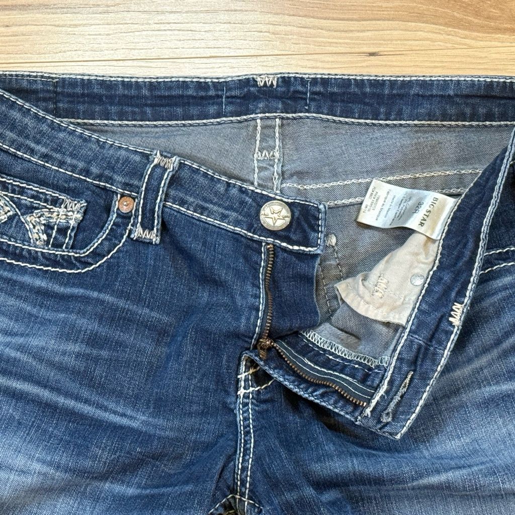 Big Star Big Star Men’s Slim Straight Jeans 32R Blue Size 24" / US 00 / IT 34 - 9 Thumbnail