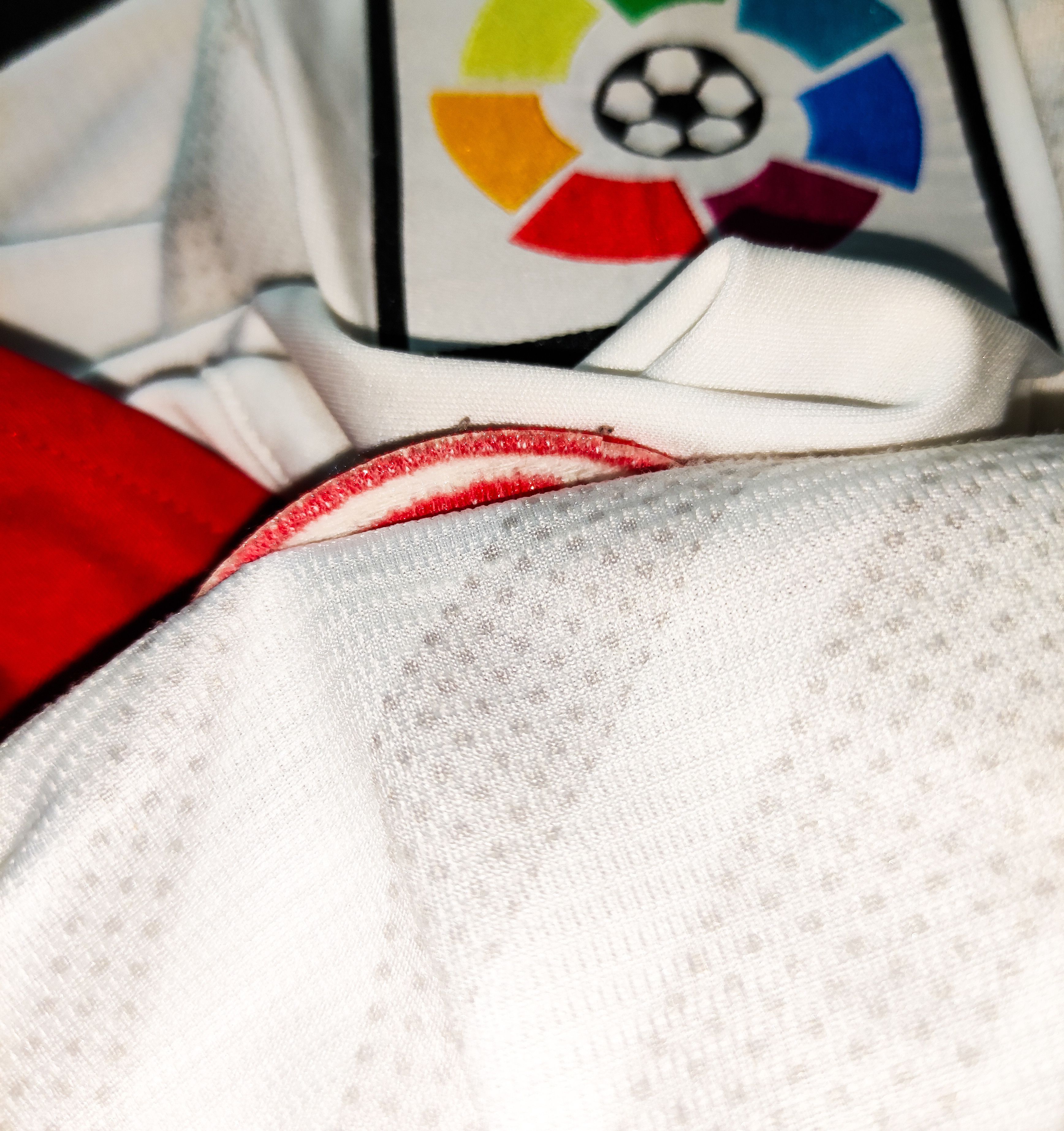New Balance Sevilla FC 2013 2014 Warrior Home Shirt Kit Jersey La Liga Size US S / EU 44-46 / 1 - 17 Thumbnail