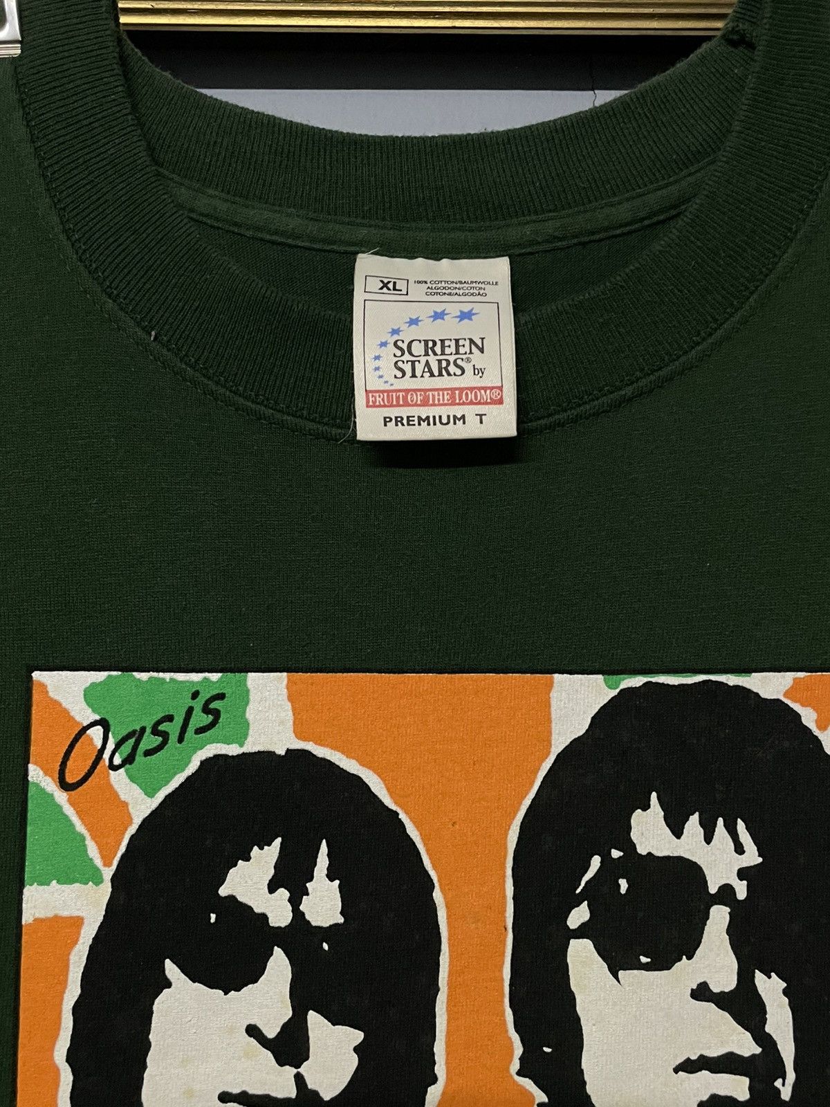 Vintage Vintage Late 90s Oasis Heathern Chemistry Liam & Noel Tshirt Size US XL / EU 56 / 4 - 9 Thumbnail