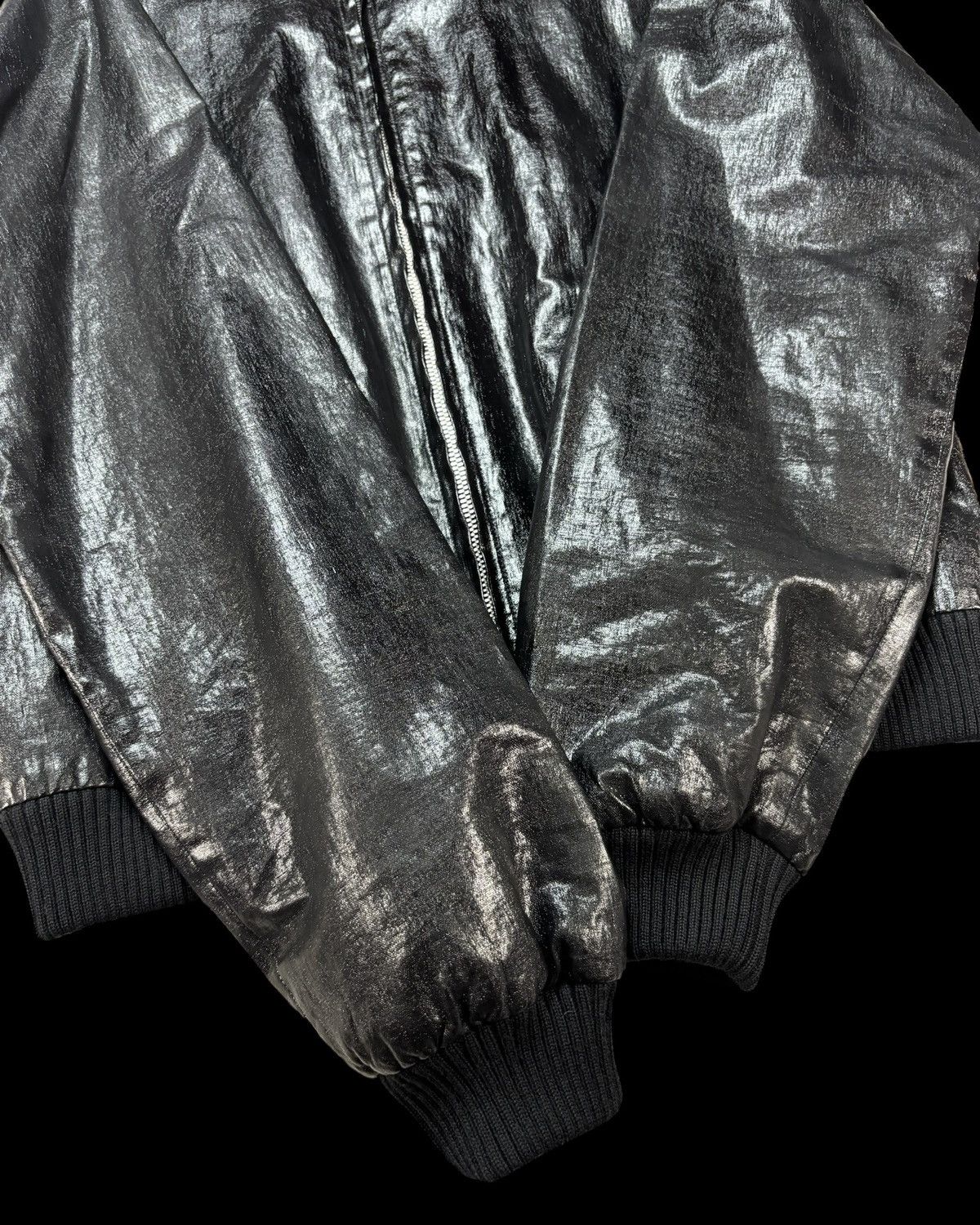 Saint Laurent Paris Saint Laurent Ss14 Waxed Glitter Teddy Bomber Size US M / EU 48-50 / 2 - 4 Thumbnail