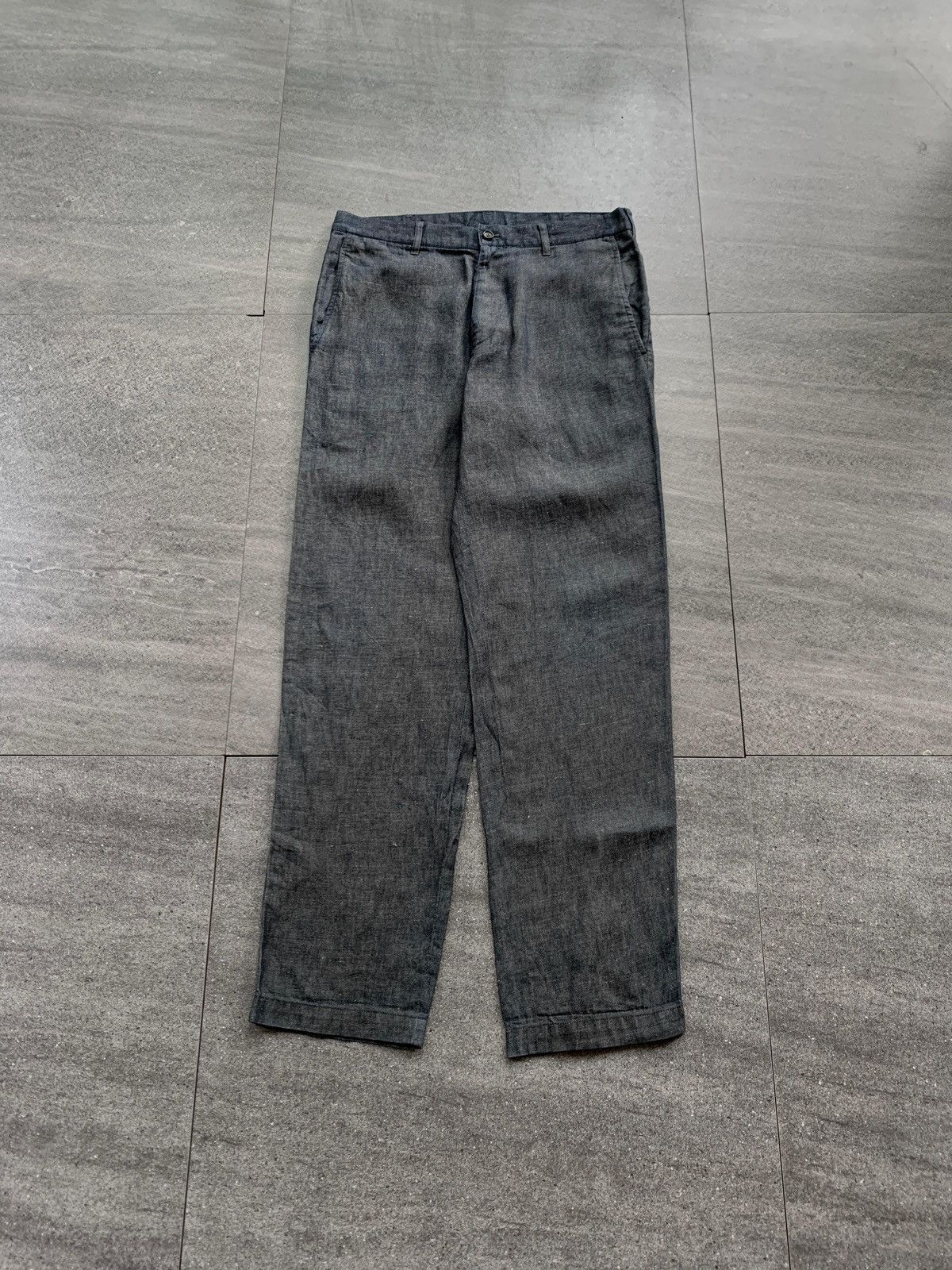 Comme des Garcons Homme FREE TAX! Linen Blend Trousers Size US 31 - 2 Thumbnail