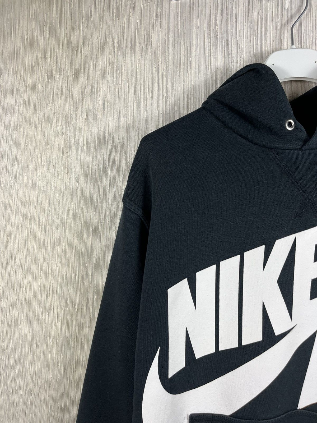 Nike × Vintage Vintage Nike y2k hoodie big logo air swoosh drill retro Size US L / EU 52-54 / 3 - 5 Thumbnail