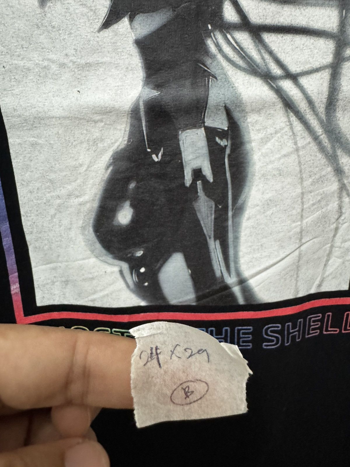 Anime Ghost in The Shell Anime Action T shirt Size US XL / EU 56 / 4 - 7 Thumbnail