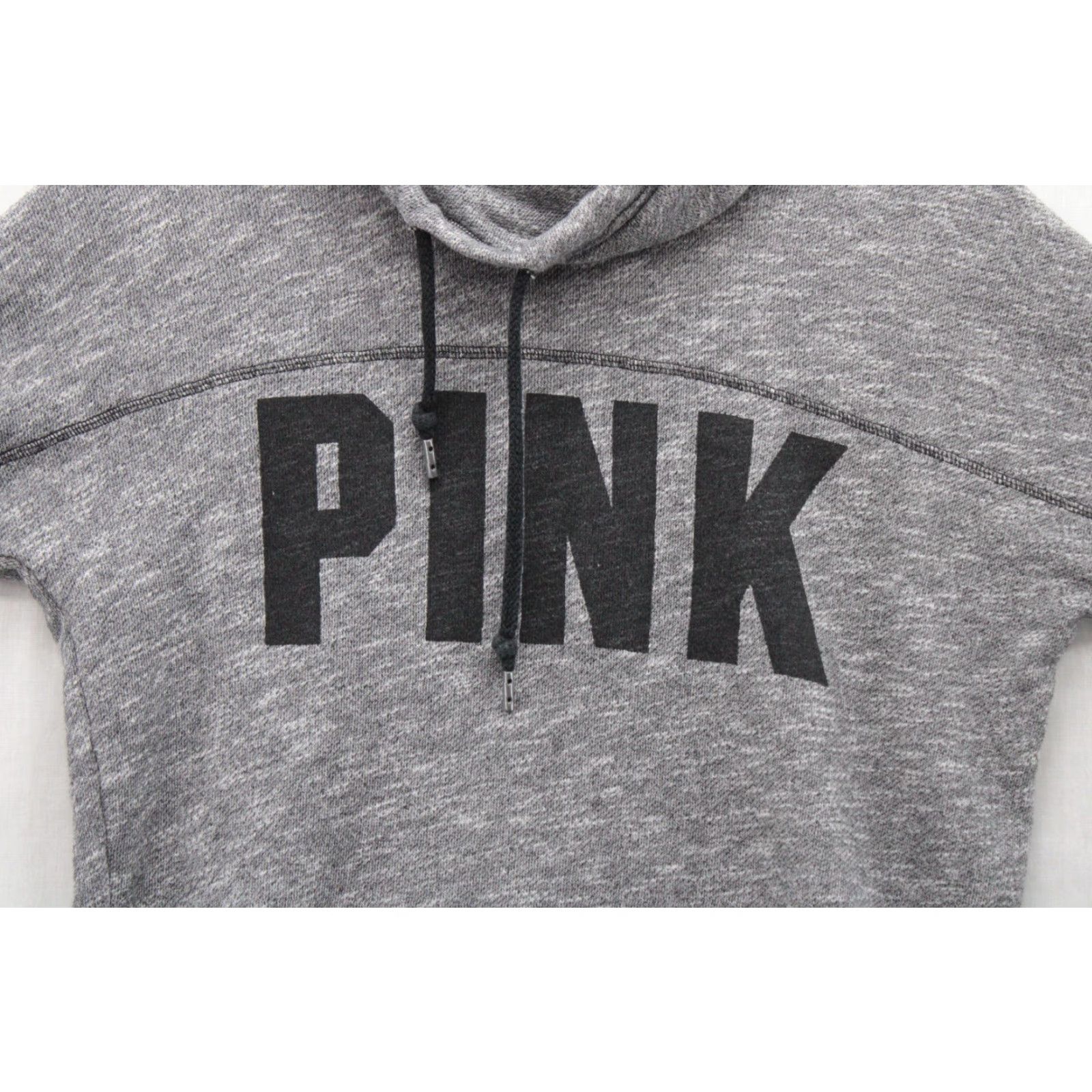 Victoria's Secret Victoria's Secret PINK Sweatshirt Womens Small Pullover Cowl Neck Gray Athleisure Size S / US 4 / IT 40 - 3 Thumbnail