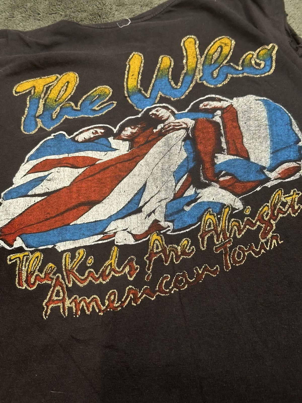 Band Tees × Vintage Vintage 80’s The Who “ Maximum R&B Cut Sleeve T Shirt Size US S / EU 44-46 / 1 - 7 Thumbnail