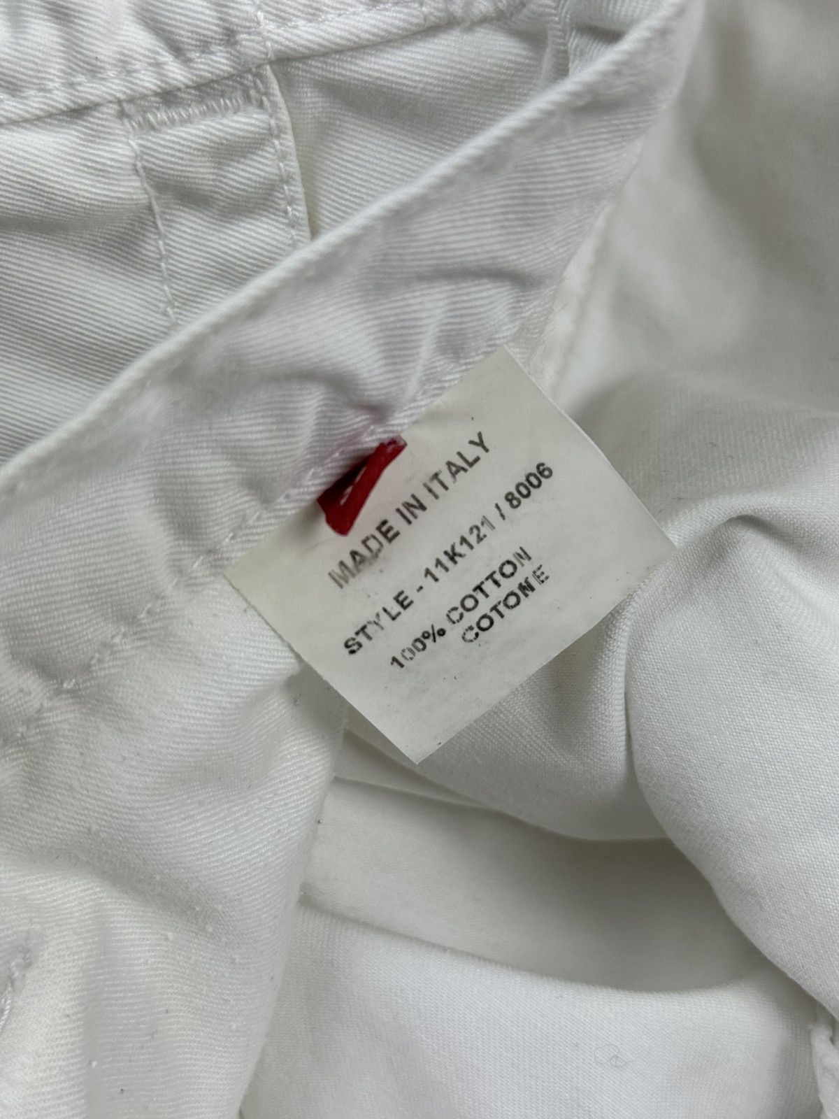 Dirk Bikkembergs Y2K Vintage Faded Dirk Bikkembergs White Workwear Pants Size 34" / US 12 / IT 48 - 12 Thumbnail