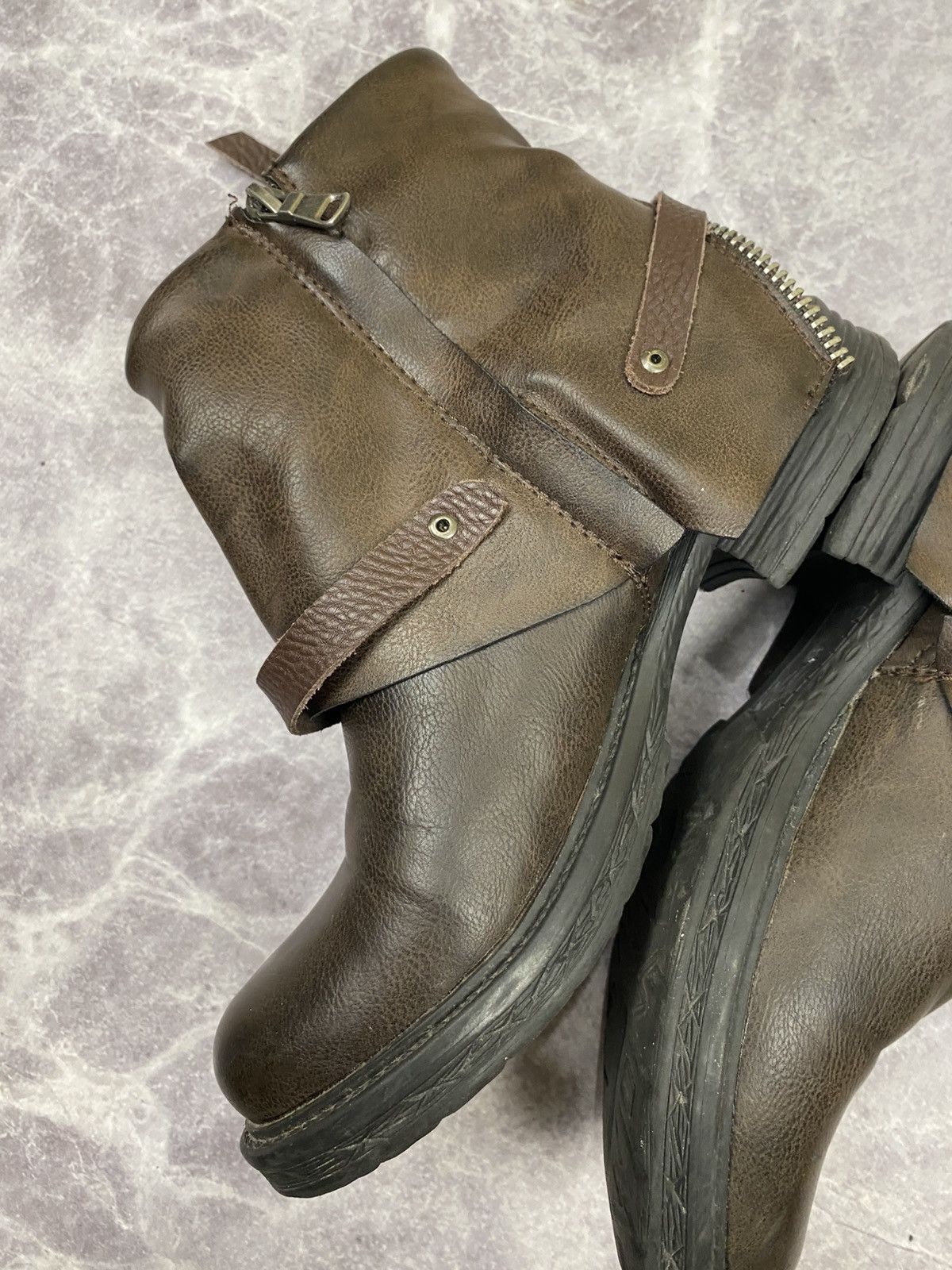Other Vintage Avantgarde Y2K Grange A.S.98 Style Boho Boots ASH Size US 8 / IT 38 - 9 Thumbnail