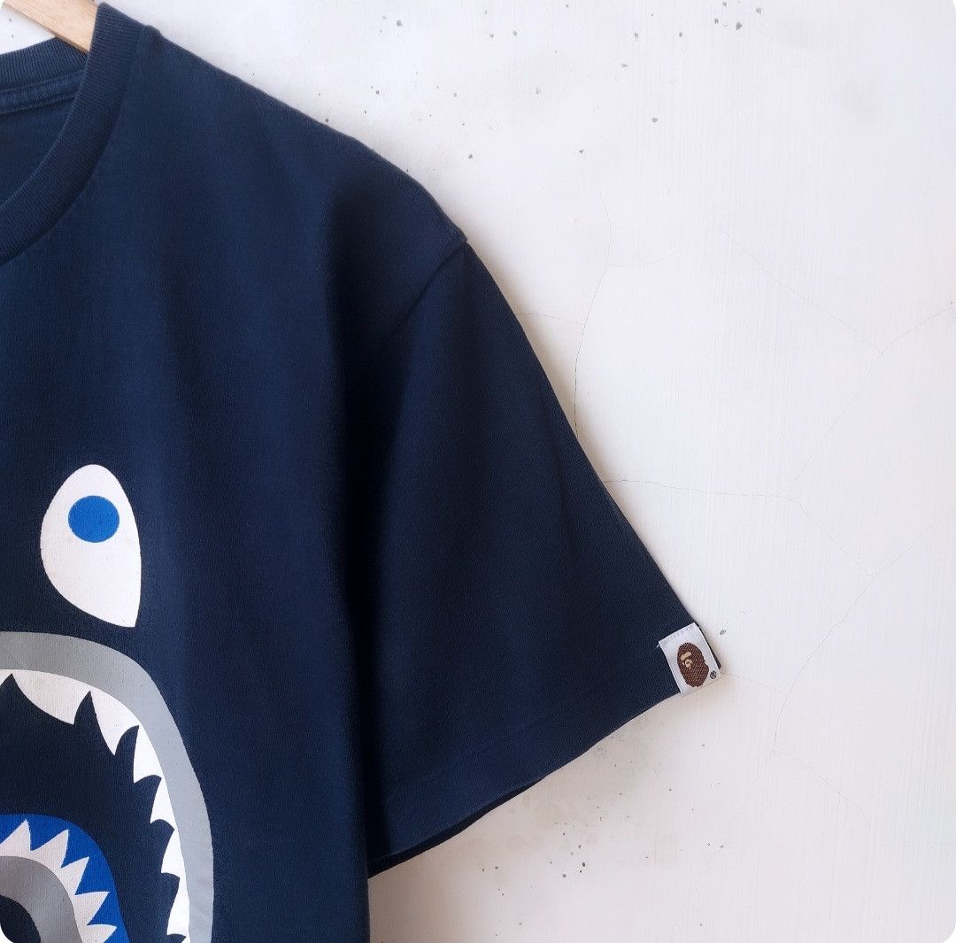 Bape BAPE SHARK ZIP NAVY TSHIRT Size US M / EU 48-50 / 2 - 3 Thumbnail