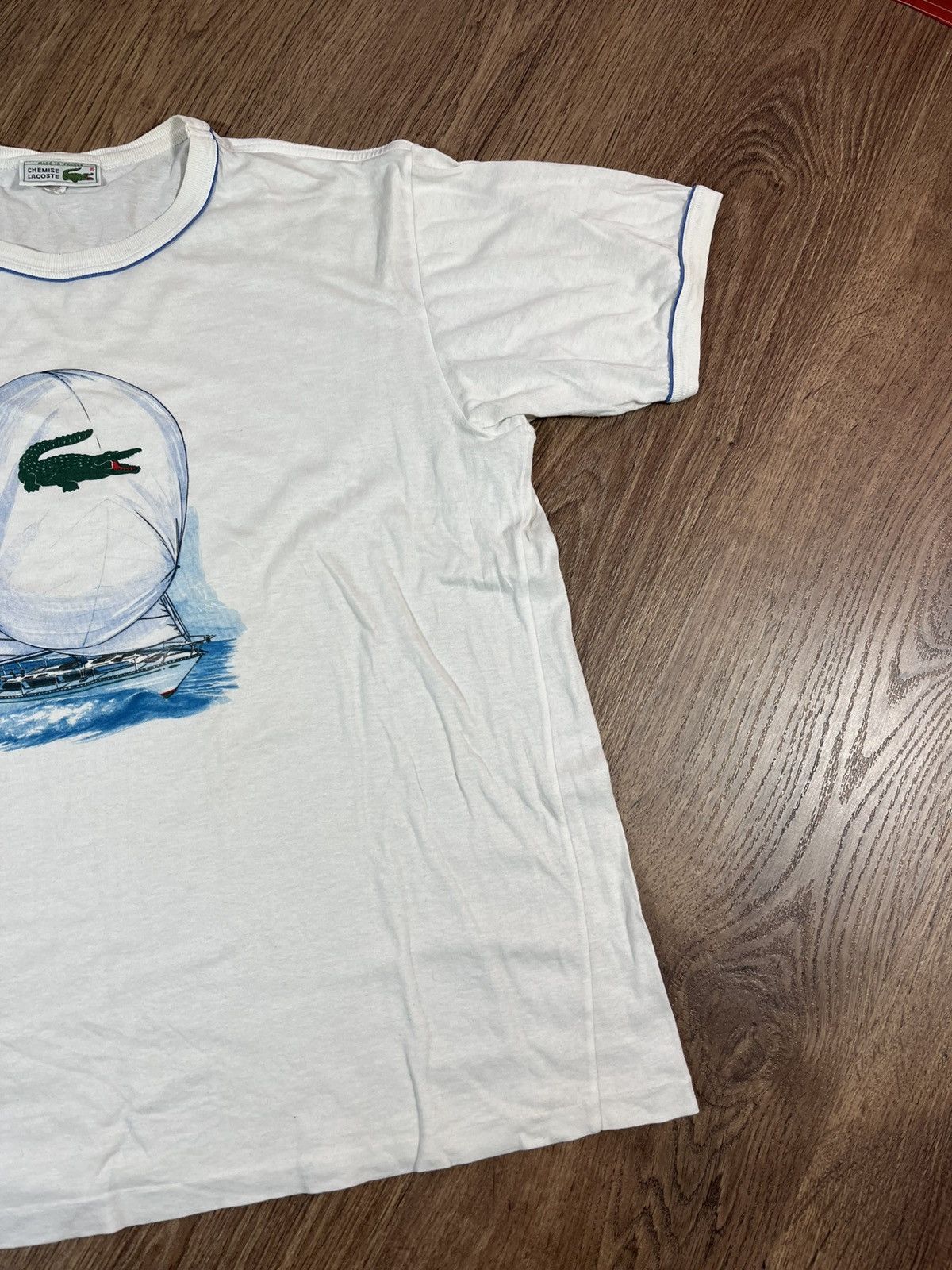 Lacoste Lacoste Vintage T Shirt Big Logo Very Rare Size US M / EU 48-50 / 2 - 3 Thumbnail
