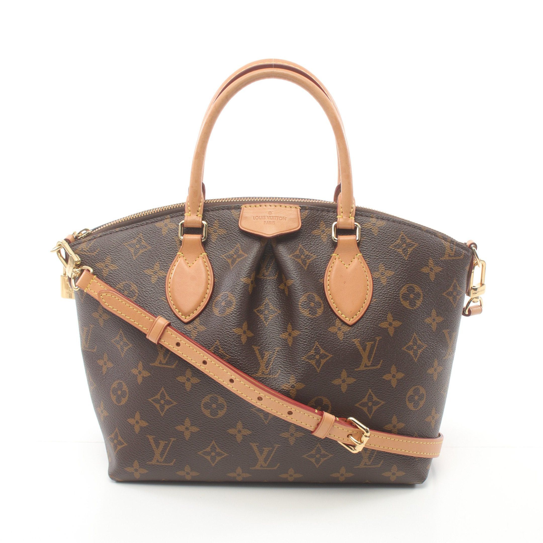 Louis Vuitton Louis Vuitton Boesi Nm Pm Monogram Handbag Leather Brown Size ONE SIZE - 1 Thumbnail