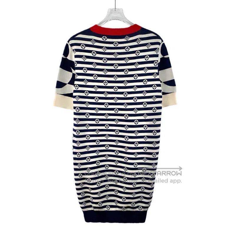 Louis Vuitton Louis Vuitton Color-block striped logo presbyopic mulberry Size XS / US 0-2 / IT 36-38 - 2 Thumbnail