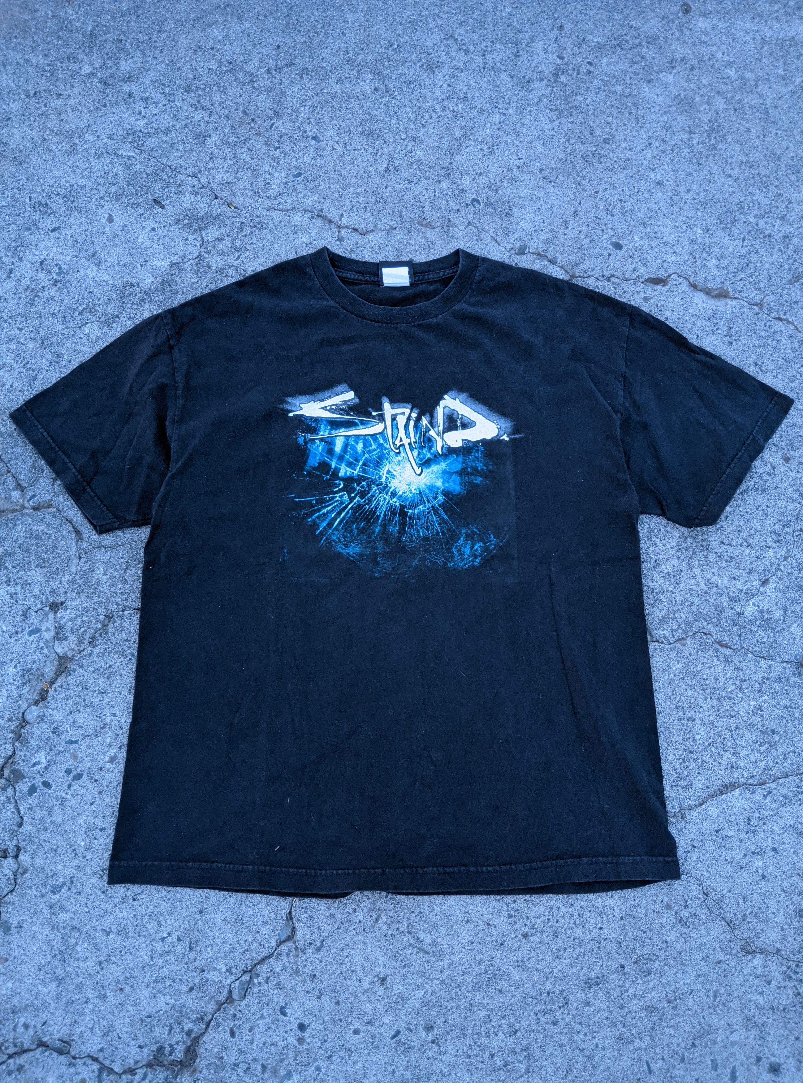 Vintage 2001 staind break the cycle nu metal t shirt