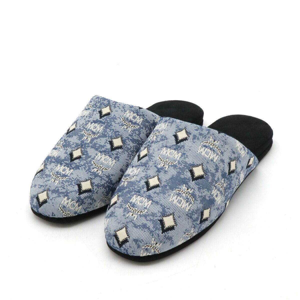 MCM MCM Monogram Cotton Slippers Cotton Shoes MEX BATQ02 LU0SM DUTY FREE for USA