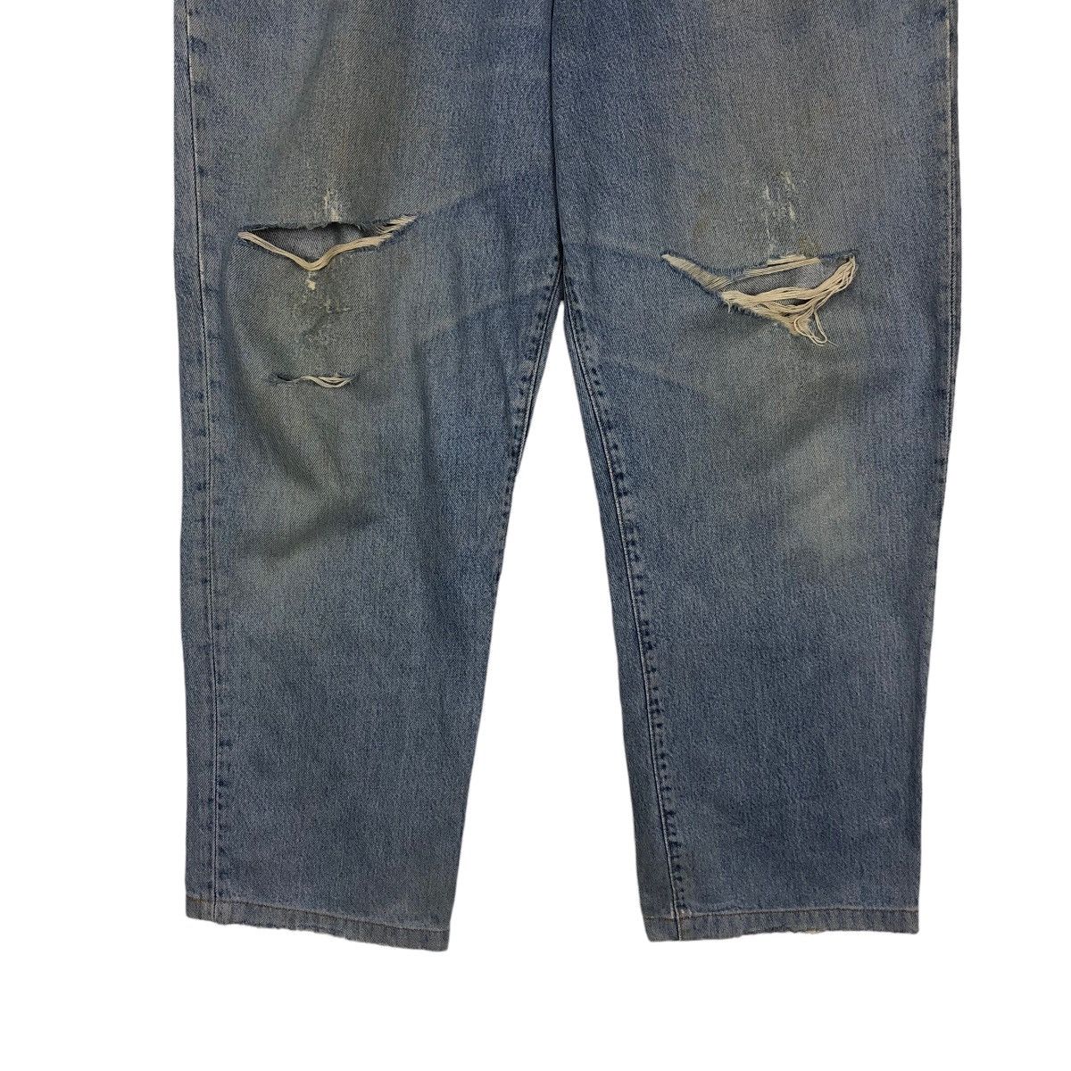 RRL Ralph Lauren 🔥VINTAGE SELVEDGES DENIM JEANS DOUBLE RL RRL DISTRESSED Size US 36 / EU 52 - 5 Thumbnail
