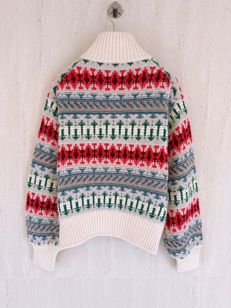 Loro Piana LORO PIANA Colorful Fel Island cardigan sweater coat Size M / US 6-8 / IT 42-44 - 2 Thumbnail