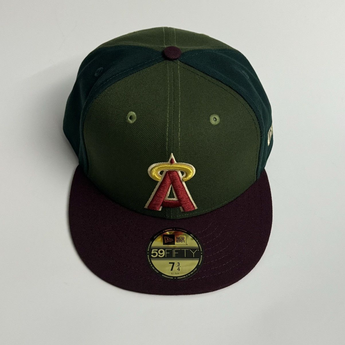 New Era LA Angels New Era 59Fifty Hat 7 3/4 Green RARE Size ONE SIZE - 3 Thumbnail