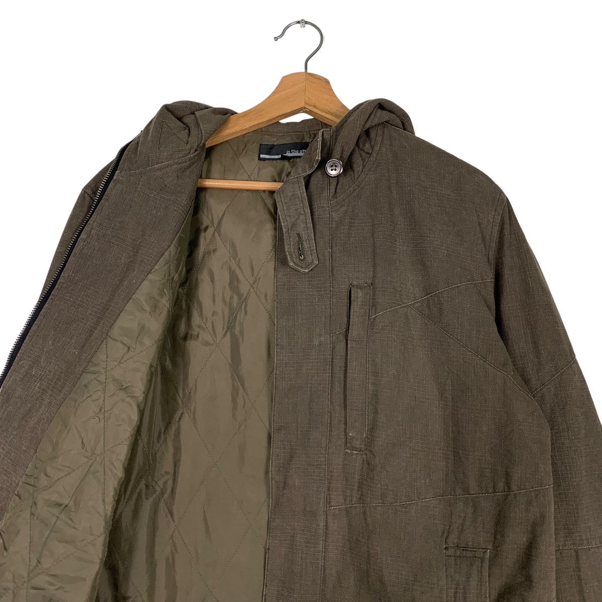 In The Attic IN THE ATTIC Brown Hoodie Jacket #0637-C29 Size US M / EU 48-50 / 2 - 10 Thumbnail