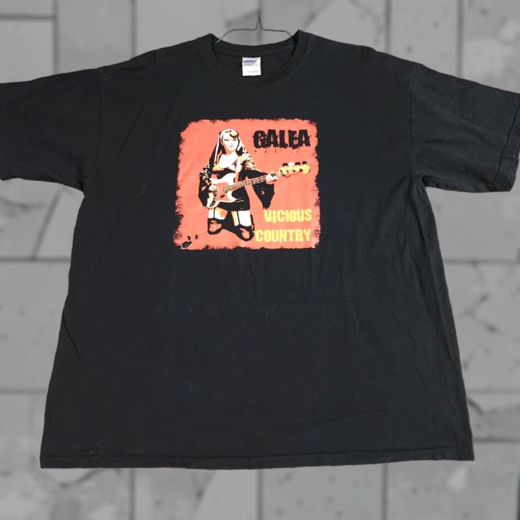 Doublet Popa Chubby Galea Shirt XL Black Double-Sided Vicious Country Tour 2008 Mens XLT-Shirt Black Double-Sided Band Shirt Size US XL / EU 56 / 4 - 1 Thumbnail