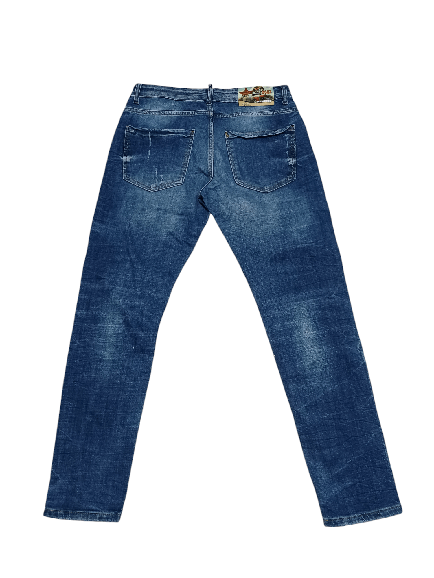 Dsquared2 DSQUARED 2 MADE IN ITALY DISTRESSED AVANT GARDE JEANS Size US 31 - 3 Thumbnail