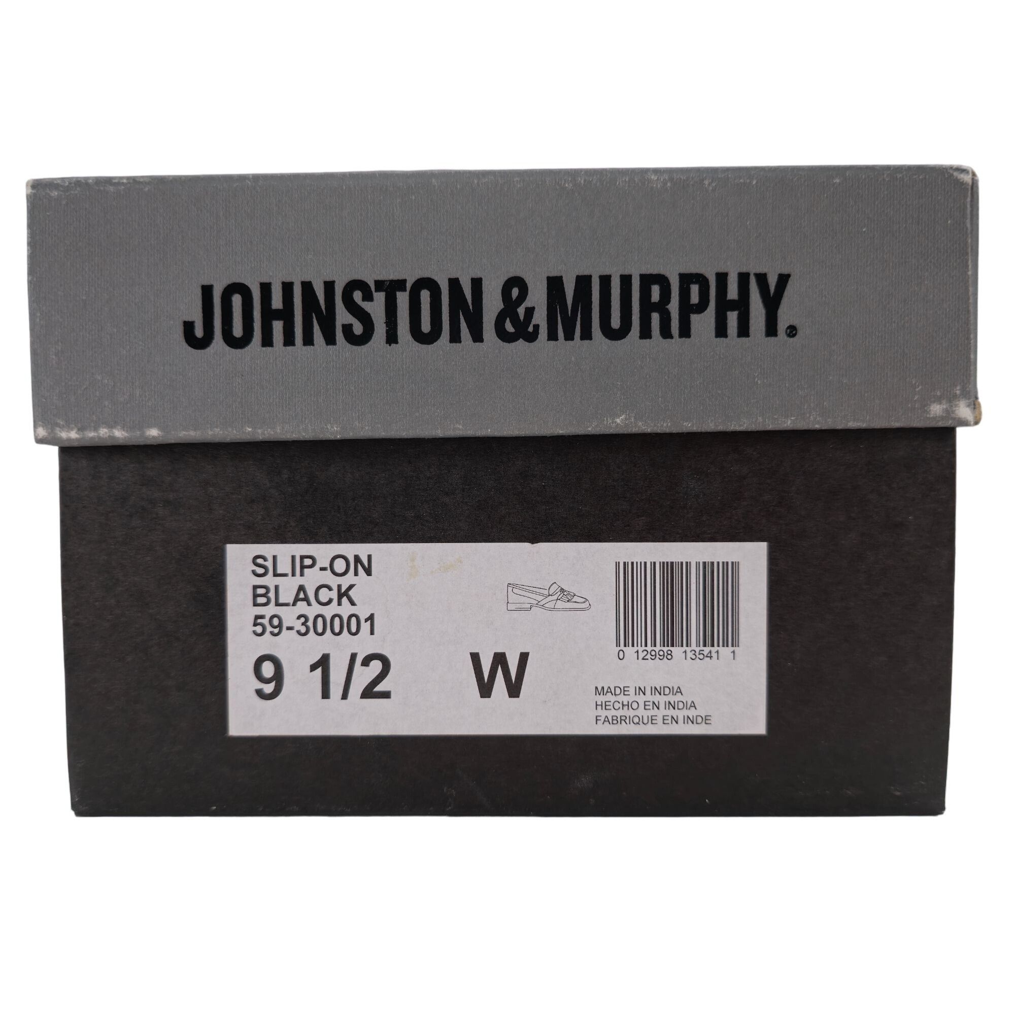 Johnston & Murphy NEW Johnston & Murphy Men's size 9.5W Black Deerskin Leather Size US 9.5 / EU 42-43 - 2 Thumbnail