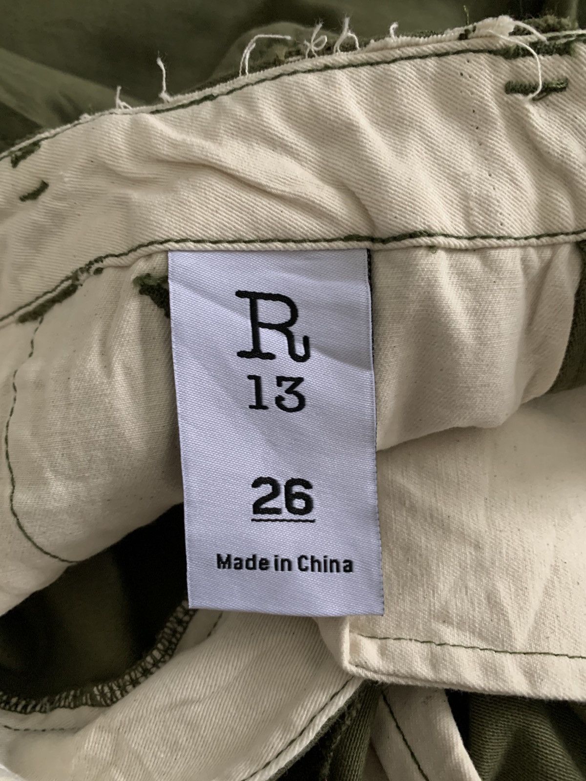 R13 R13’ Newyork Wide Leg Cargo Pants (Lost Pocket) Size 26" / US 2 / IT 38 - 6 Thumbnail
