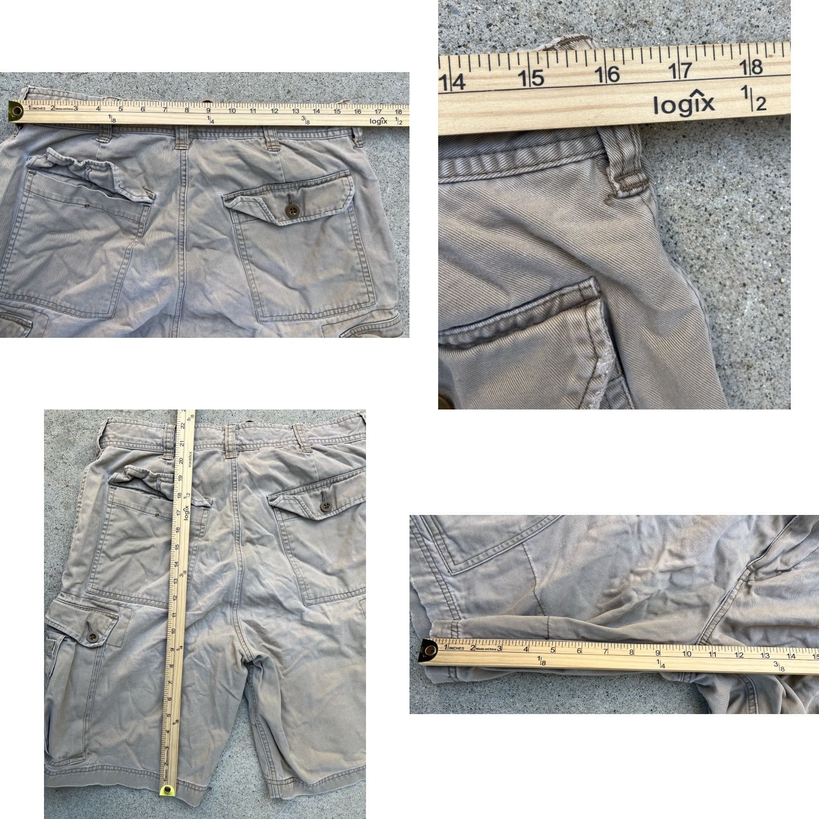 American Eagle Outfitters VINTAGE American Eagle Outfitters Cargo Shorts Beige 32 Men’s Casual 90s Y2K Boho Bohemian Outdoor Size US 32 / EU 48 - 9 Thumbnail