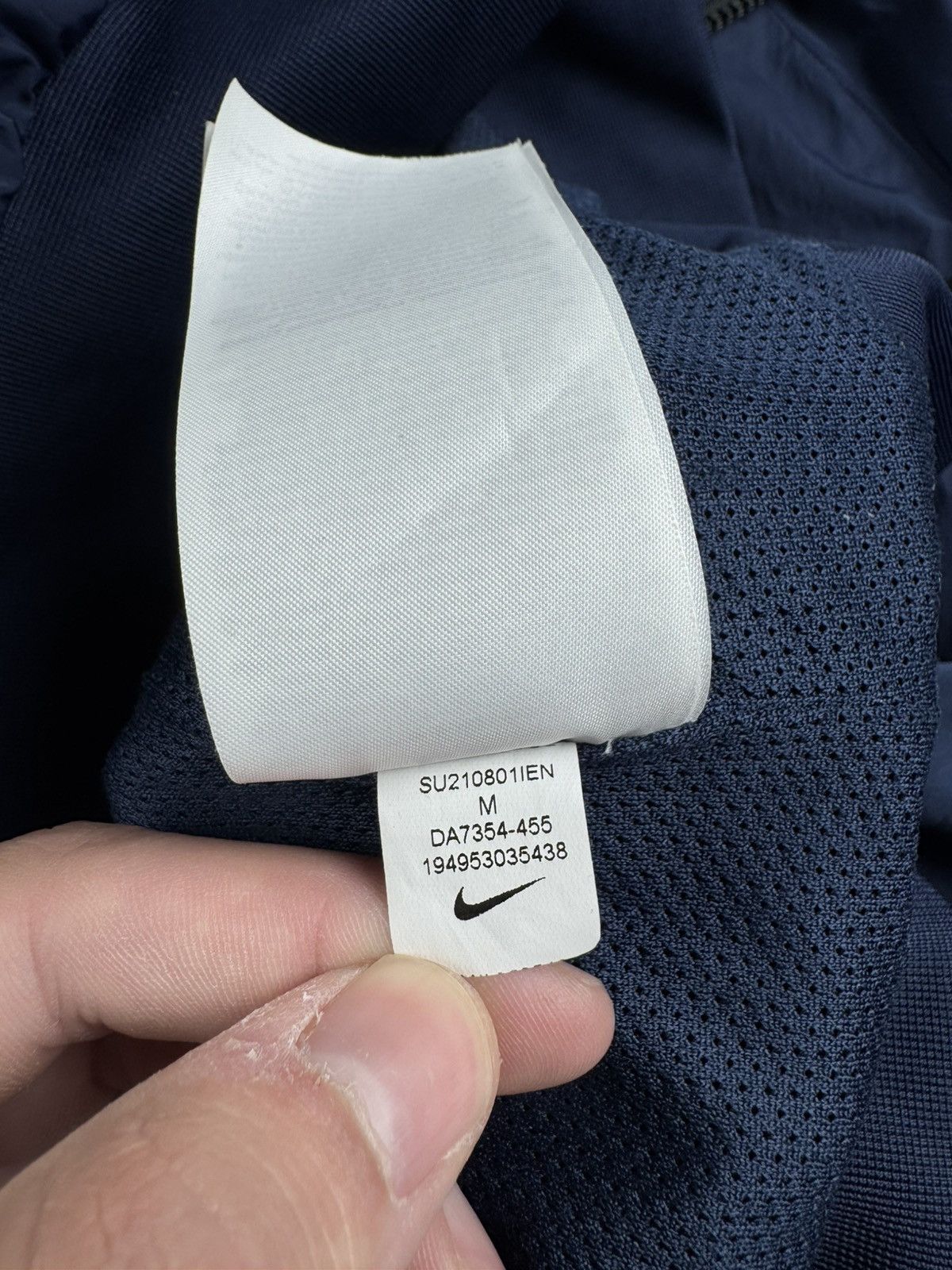 Nike Nike NSW Sportswear Windrunner Blue Men’s Medium Zip Jacket Hoodie Winderbreaker Size US M / EU 48-50 / 2 - 12 Thumbnail