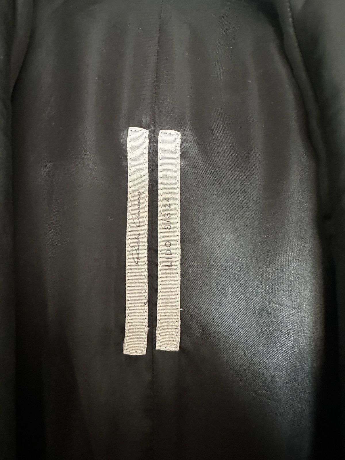 Rick Owens RICK OWENS SS24 LIDO RUNWAY LEATHER COAT Size US M / EU 48-50 / 2 - 6 Thumbnail