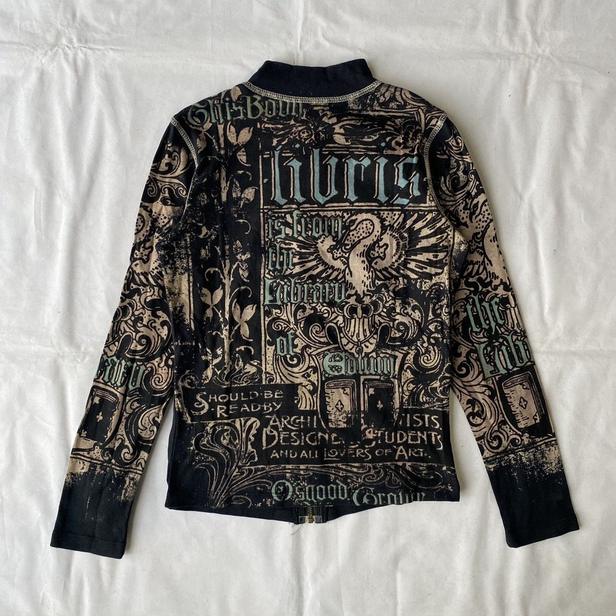 If Six Was Nine × Le Grande Bleu (L.G.B.) Vintage Renaissance Skinny Minnie Gothic Zip Up L.G.B Style Size US M / EU 48-50 / 2 - 12 Thumbnail