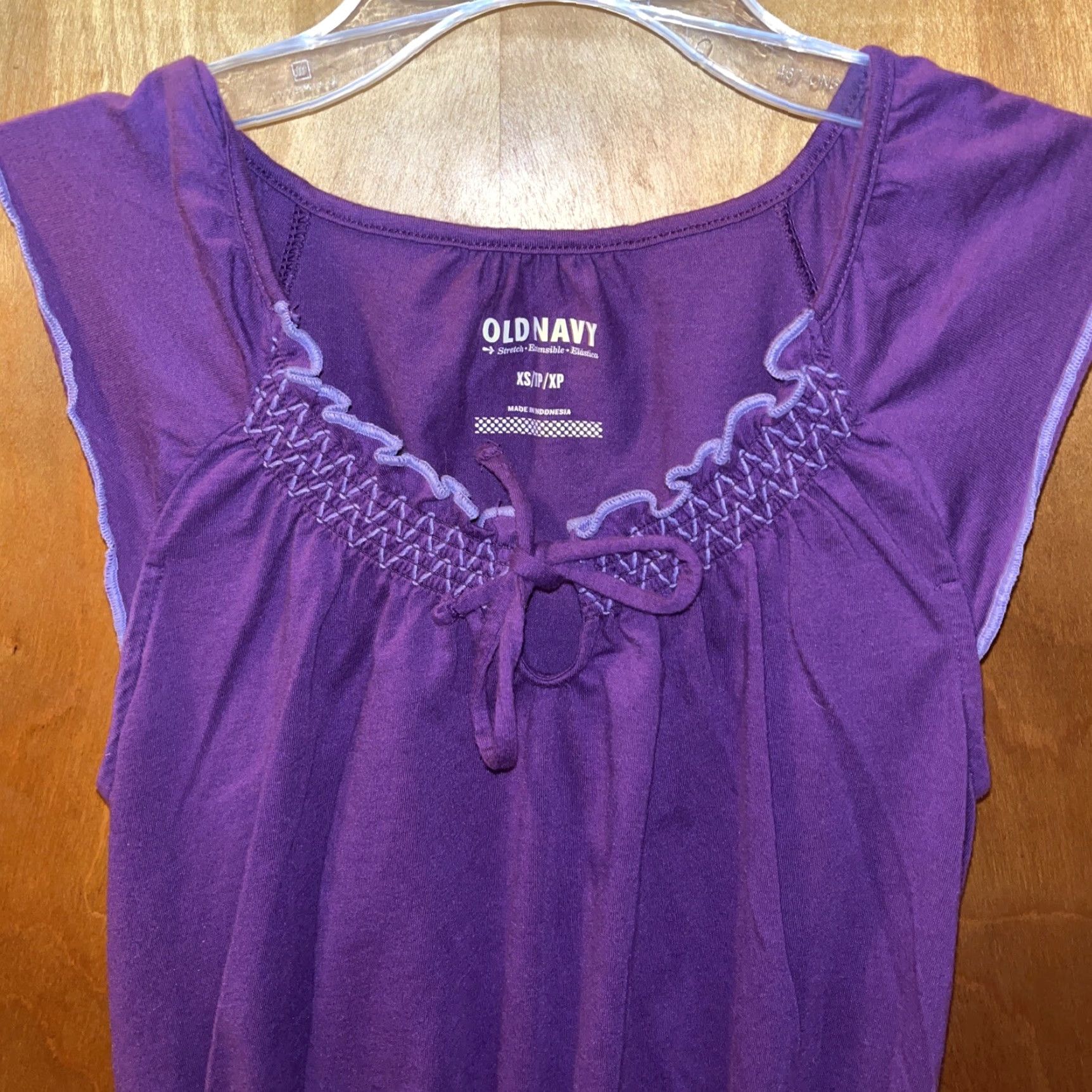 Old Navy Old Navy Juniors Sundress Tank Dress Size XS Indigo Purple SOFT NEW key hole Size XS / US 0-2 / IT 36-38 - 2 Thumbnail