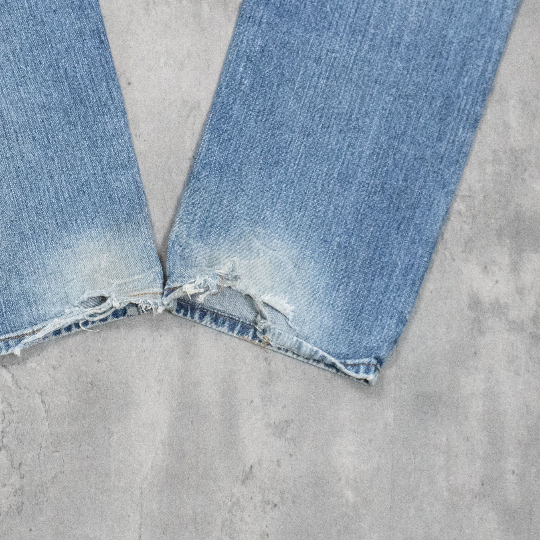 Japanese Brand Y2K 00's Midwash Baggy Relax Fit Wide Legged Denim Pant's Size US 34 / EU 50 - 12 Thumbnail