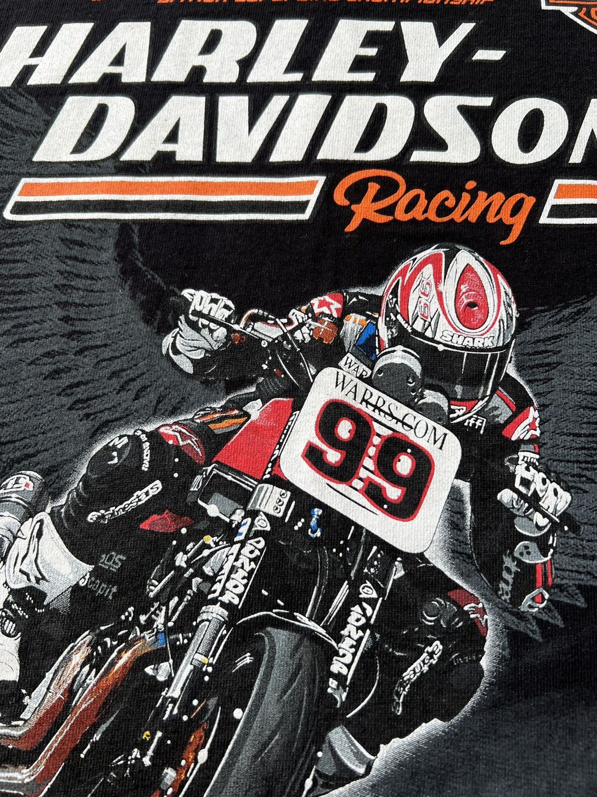 Harley Davidson Vintage 2000s Harley Davidson Racing Motorcycle T-shirt Size US M / EU 48-50 / 2 - 5 Thumbnail