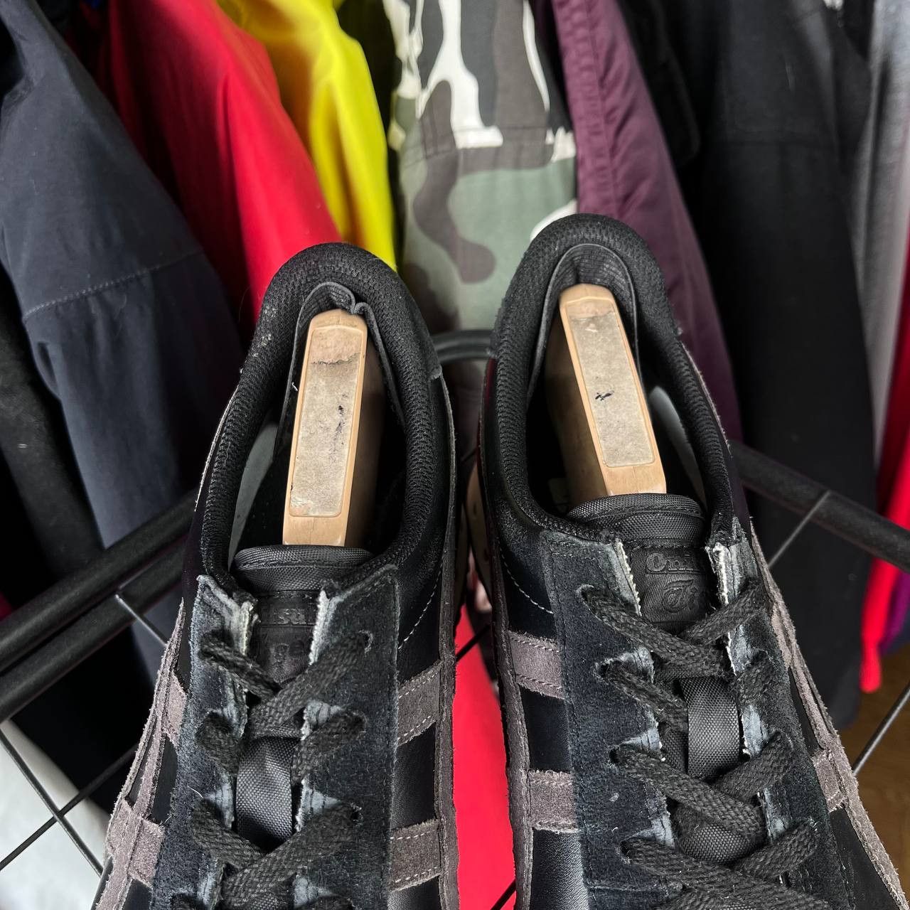 Asics Asics Onitsuka Tiger New York Black Leather/Suede Sneakers Size US 10 / EU 43 - 5 Thumbnail