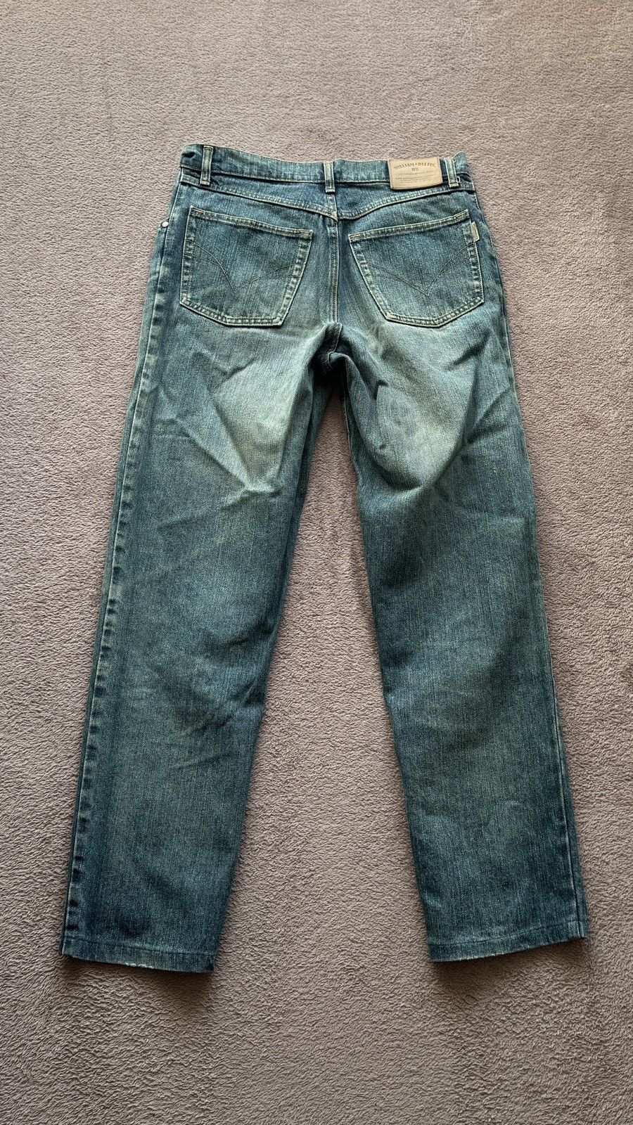 If Six Was Nine Helmut Lang Vibe Faded Mudwash Ripped Denim Vintage Jeans Size US 32 / EU 48 - 2 Thumbnail