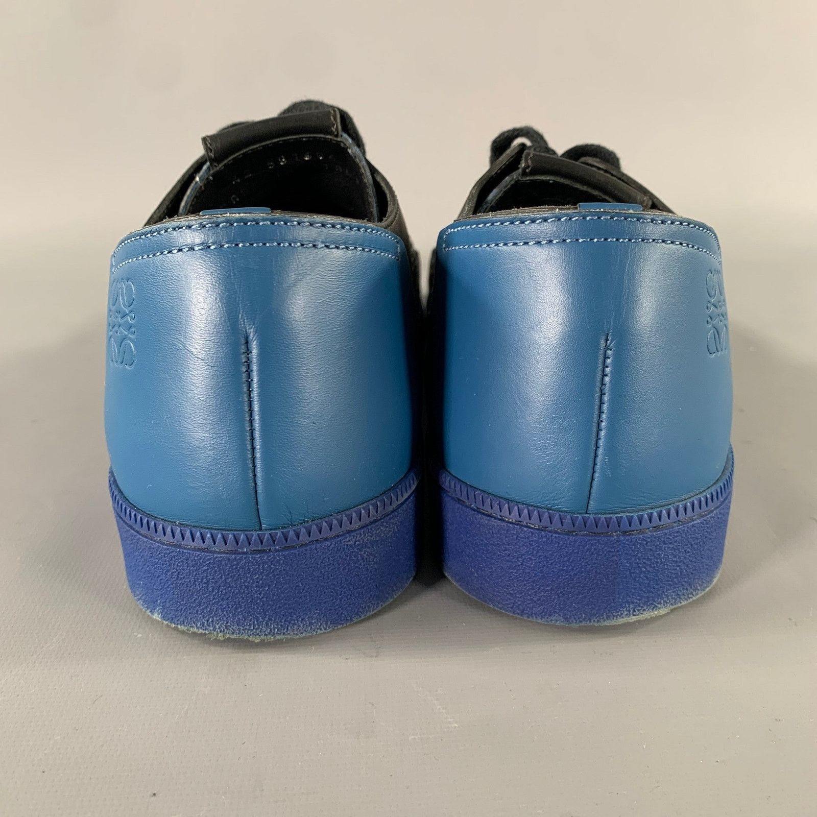Loewe LOEWE Size 9 Blue Black Color Block Leather Athletic Sneaker Size US 9 / EU 42 - 3 Thumbnail