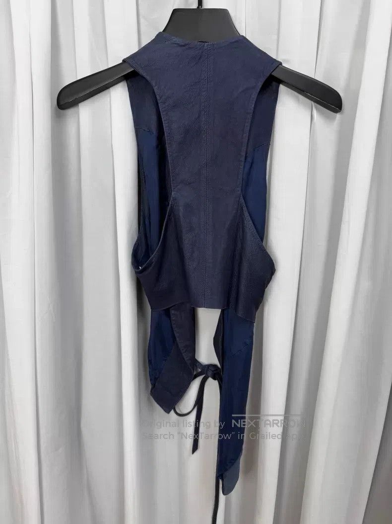 Helmut Lang Helmut Lang Sheer panelled sleeveless top with tie-back de Size S / US 4 / IT 40 - 6 Thumbnail