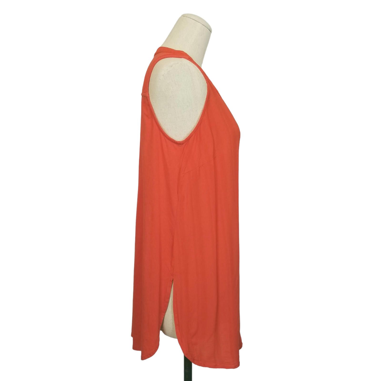 Anthropologie Anthropologie Maeve Colonsay Tank Top Blouse Orange Medium Size M / US 6-8 / IT 42-44 - 5 Thumbnail