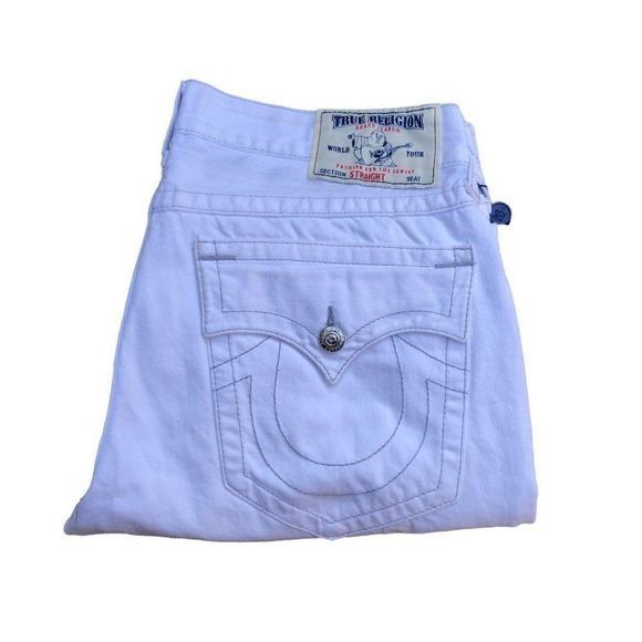 True Religion True Religion Jeans Size 36 STRAIGHT White Size US 36 / EU 52 - 3 Thumbnail