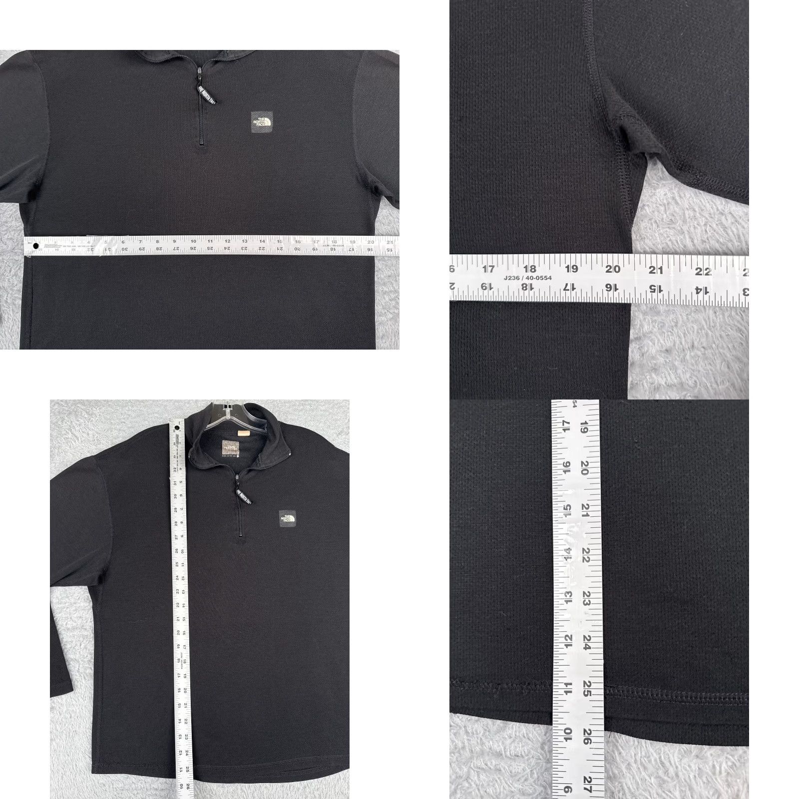 The North Face The North Face Sweater Mens Small Black Fleece 1/4 Zip 100% Polyester Pullover Size US S / EU 44-46 / 1 - 8 Thumbnail