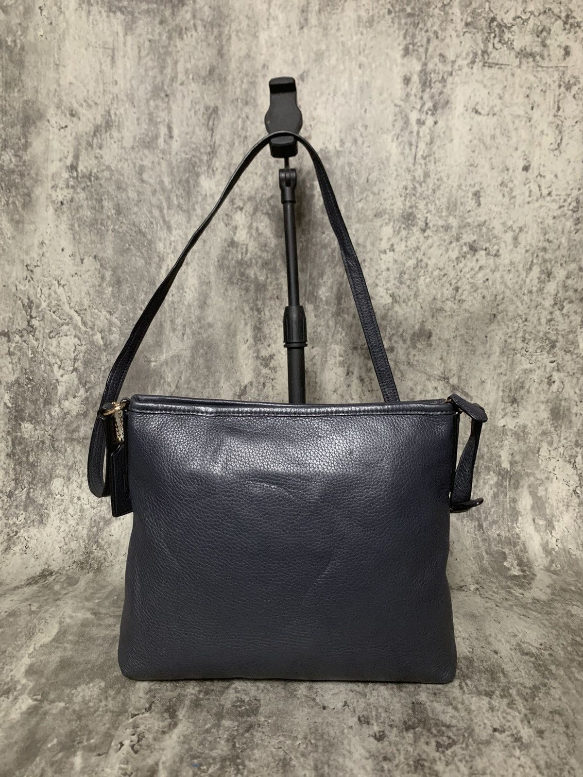 Coach COACH Leather Black Charcoal / Dark Grey Size ONE SIZE - 4 Thumbnail