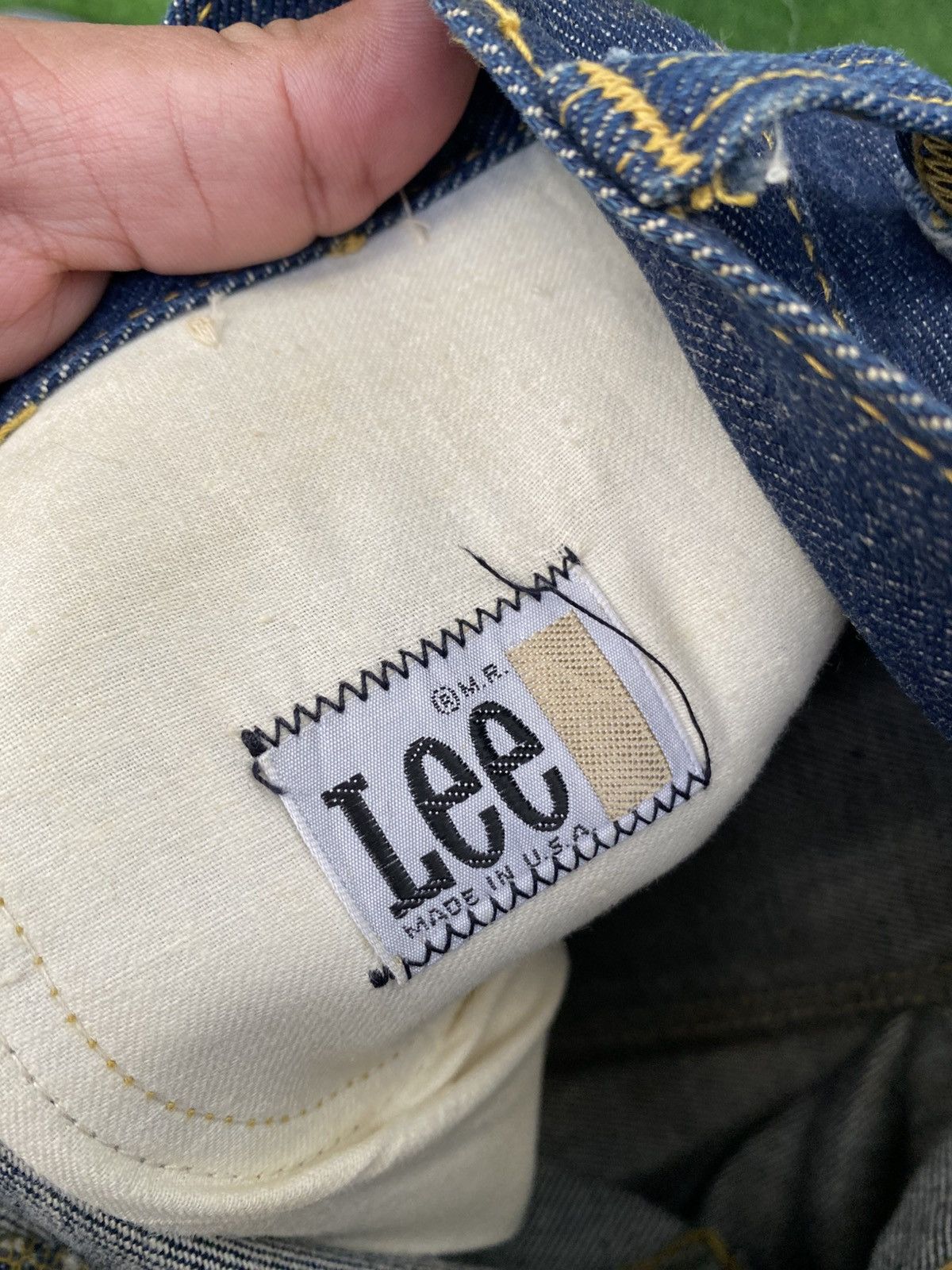 Lee × Vintage W29x30 vintage 70s lee made in USA flare denime Size US 29 - 5 Thumbnail