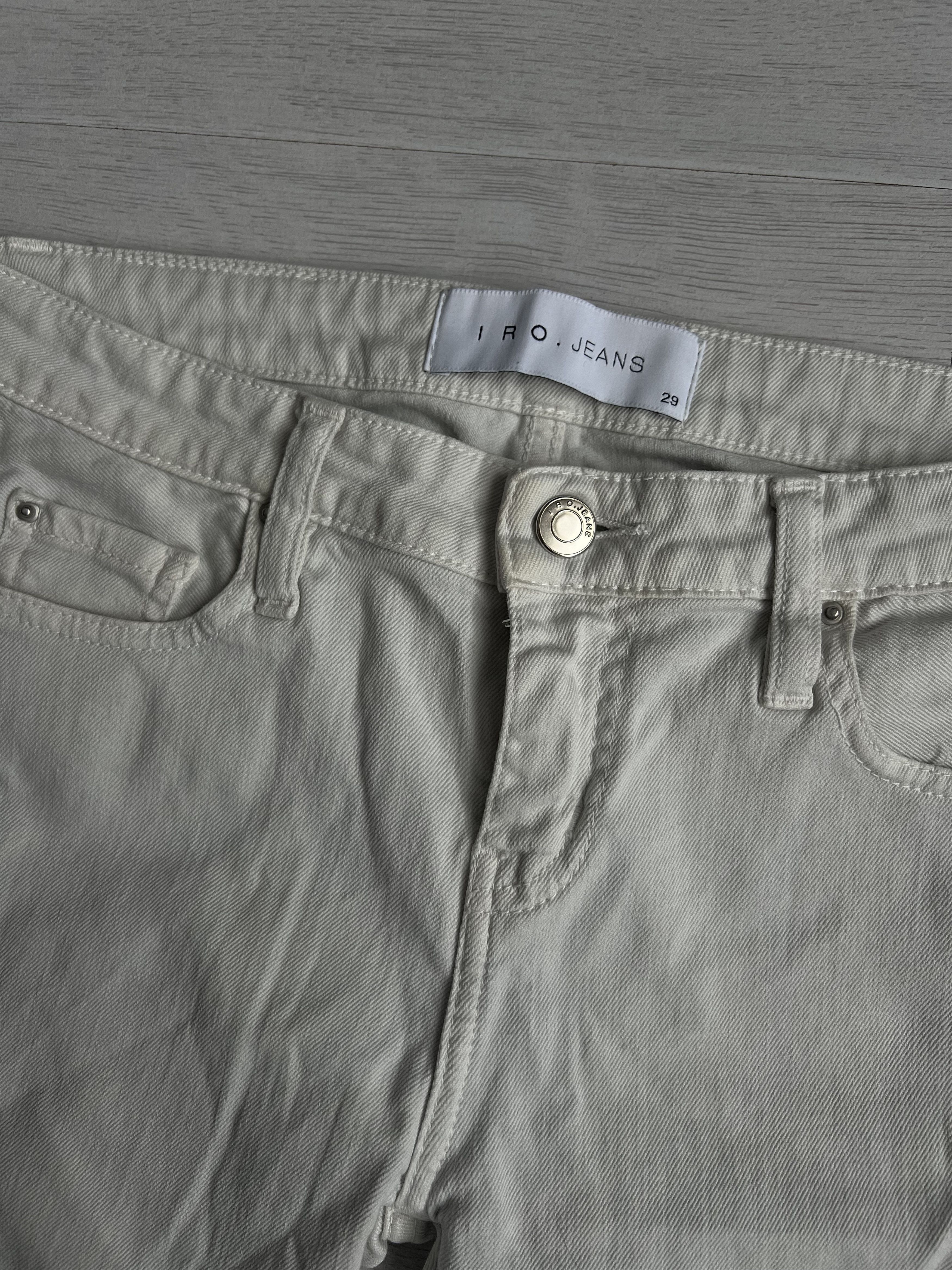 Iro Iro Jeans White Denim Size 24" / US 00 / IT 34 - 2 Thumbnail