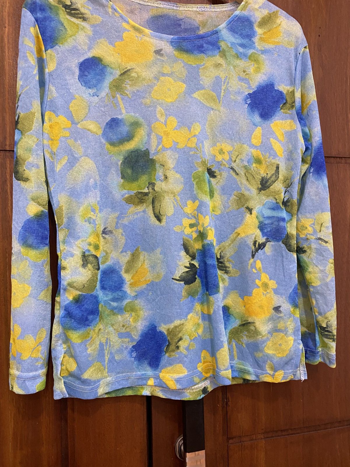 Issey Miyake Meshtop Japanese Flower Avantgarde Summer Isseymiyake Yohji Size US M / EU 48-50 / 2 - 3 Thumbnail