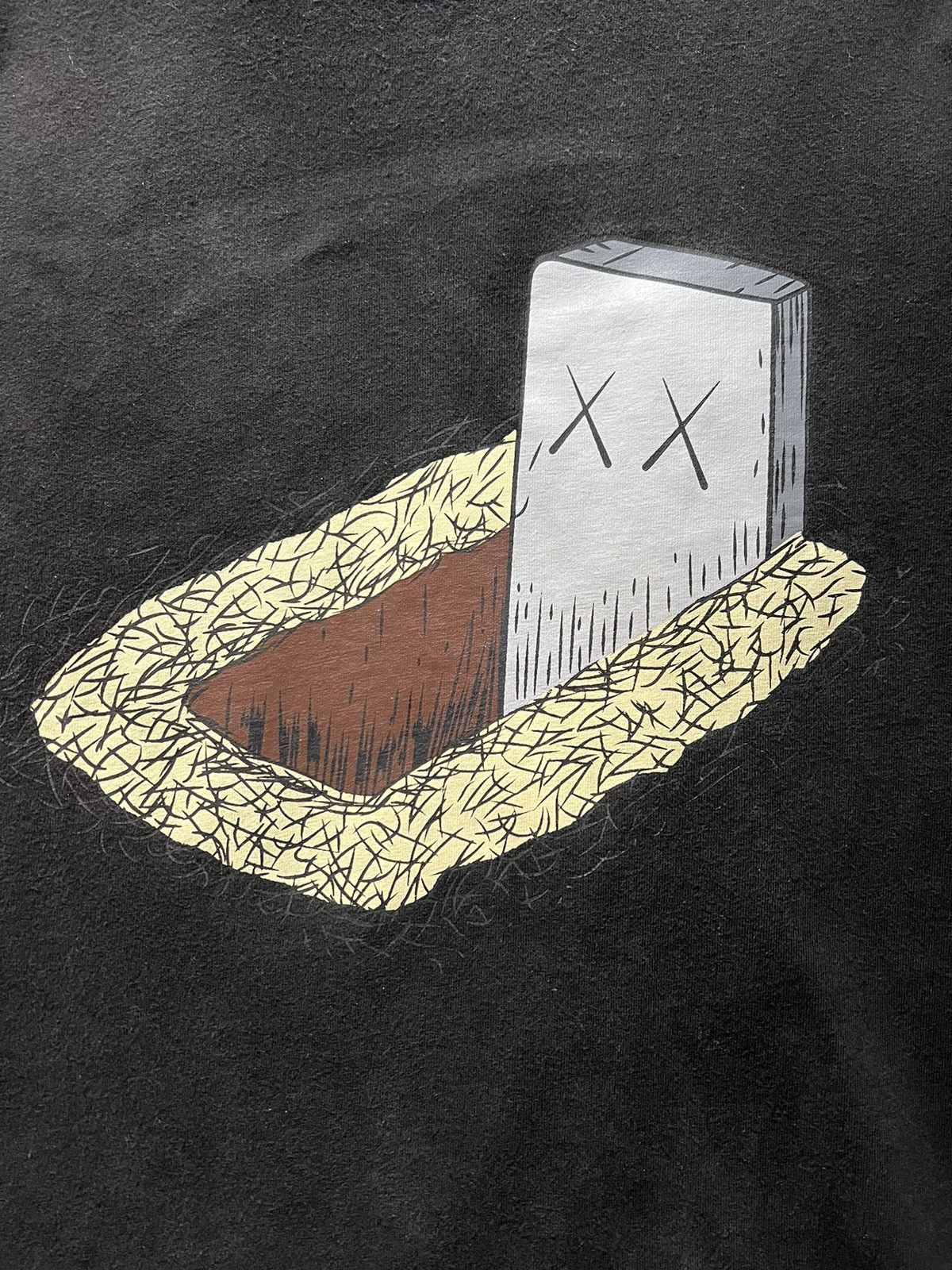 Original Fake Original Fake “Grave” Black T Shirt Size US L / EU 52-54 / 3 - 3 Thumbnail